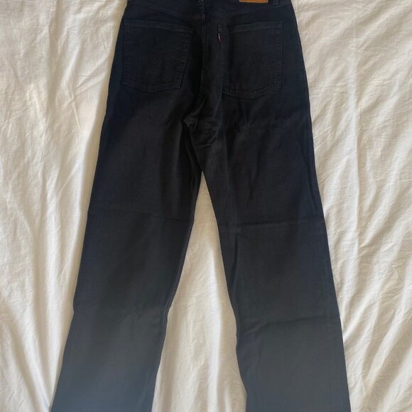 Levi's Ribcage Straight Black Jeans – Size 29 - Picture 2 of 3